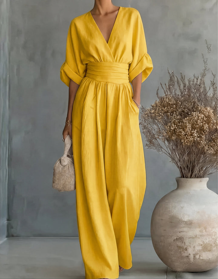 Cecelia | Long, Flowing Printed Jumpsuit