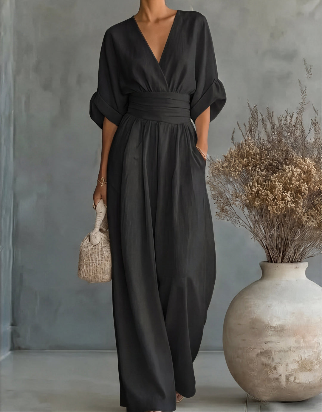 Cecelia | Long, Flowing Printed Jumpsuit