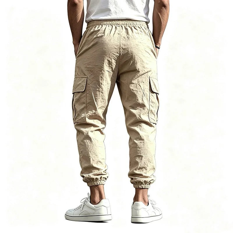 Keegan | Men’s Cotton Cargo Jogger Pants