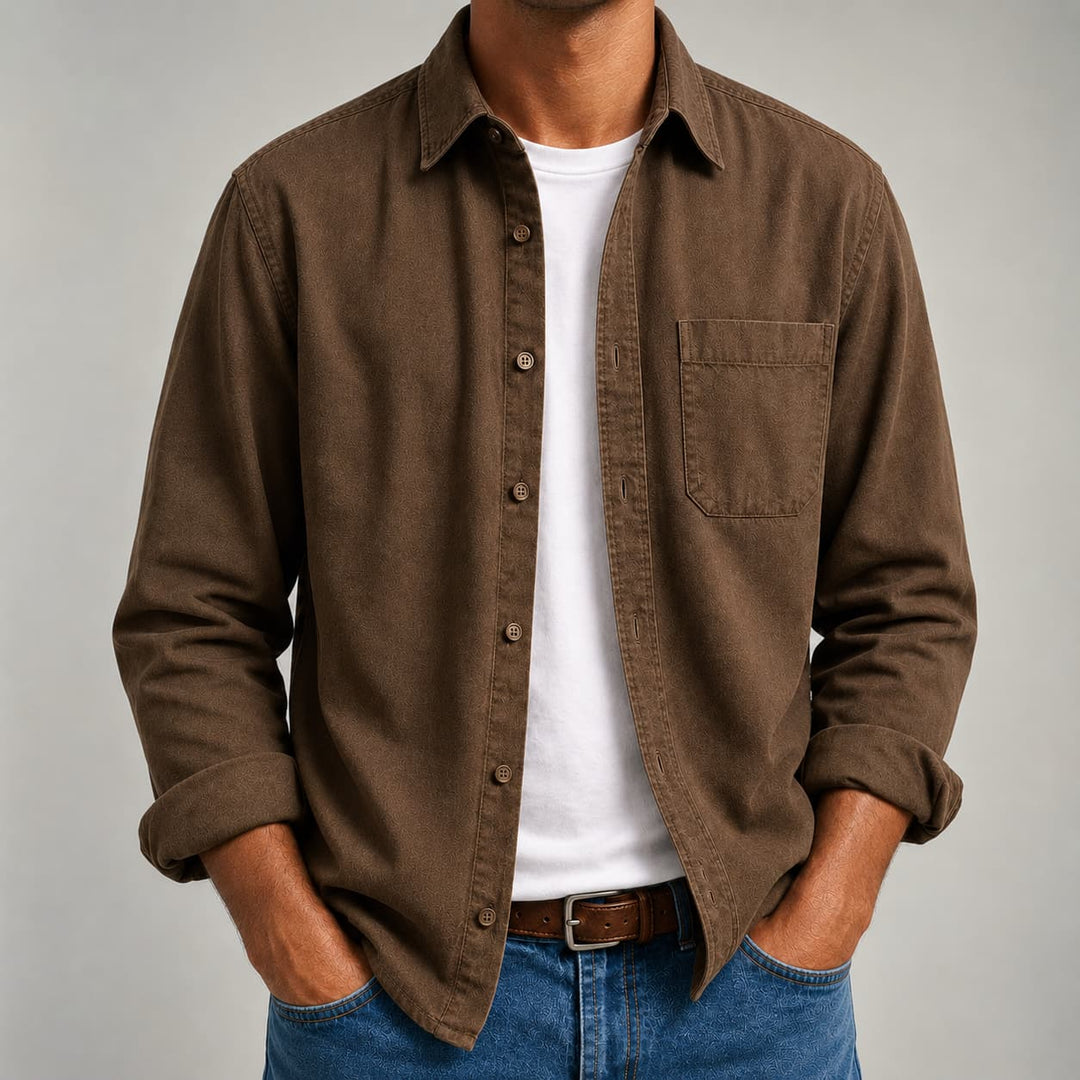 Evan | Classic Organic Cotton Shirt
