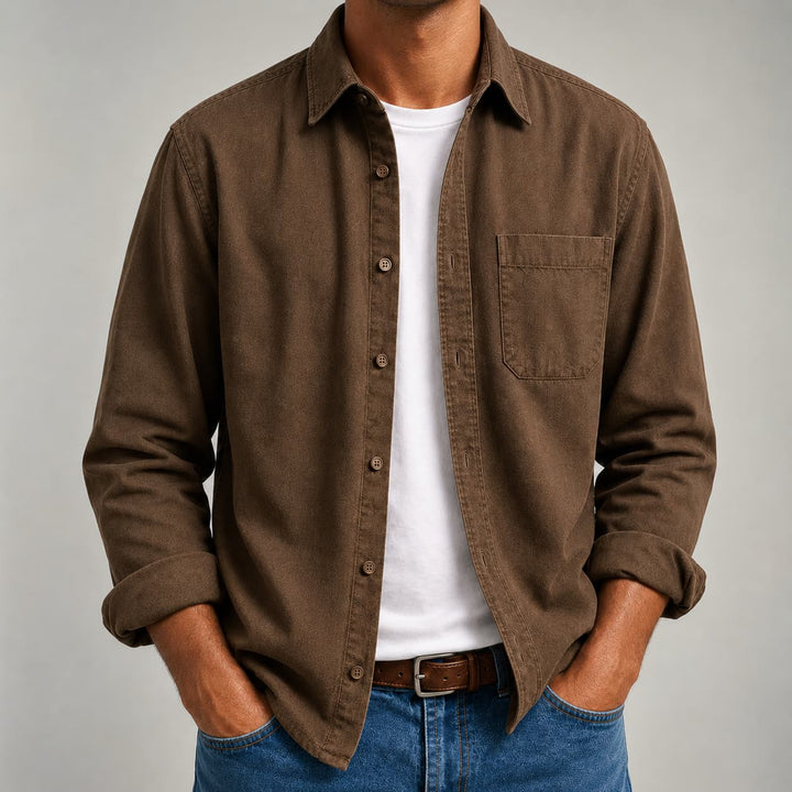 Evan | Classic Organic Cotton Shirt