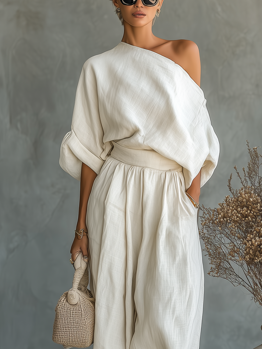 Mackenna | Relaxed Linen Blend Set