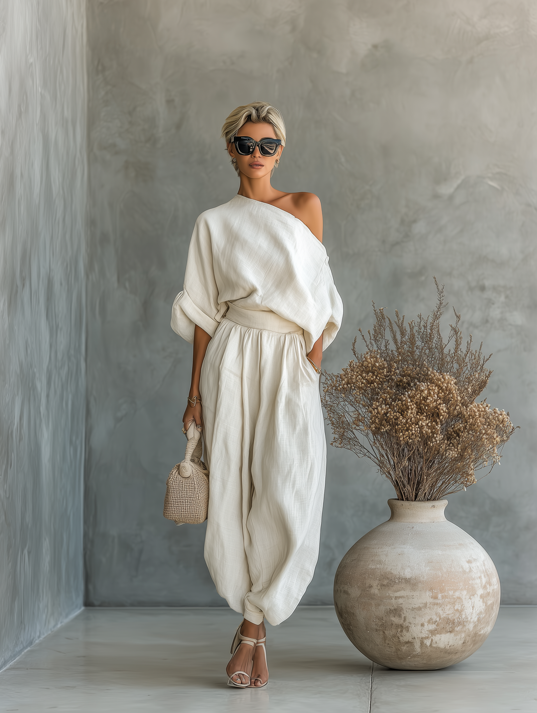 Mackenna | Relaxed Linen Blend Set