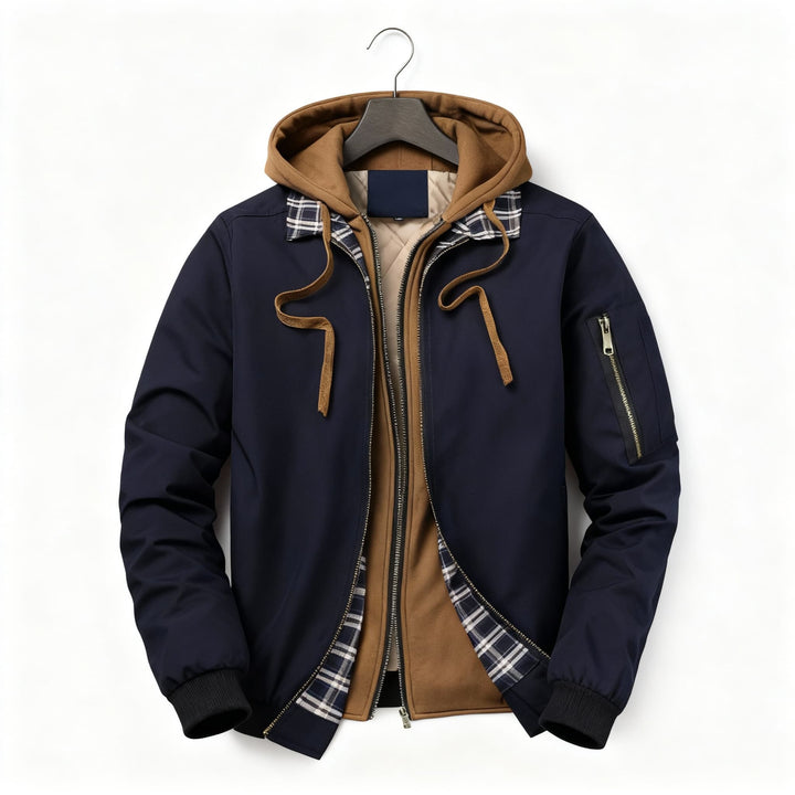 Jason | Layered Hooded Jacket