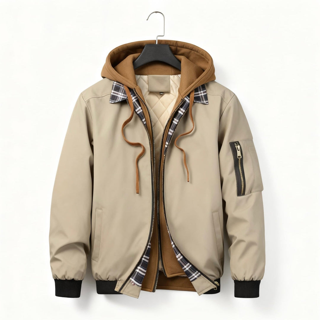 Jason | Layered Hooded Jacket