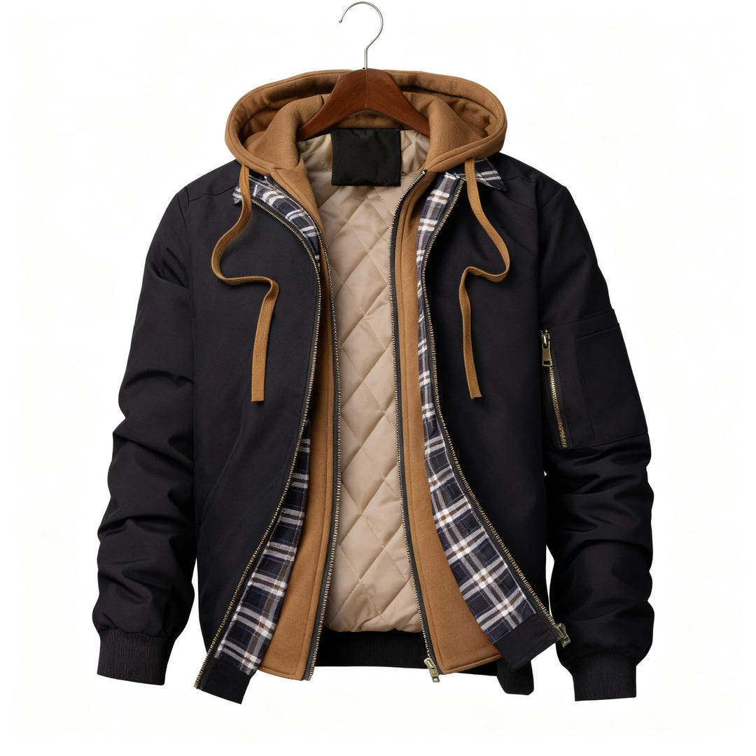 Jason | Layered Hooded Jacket