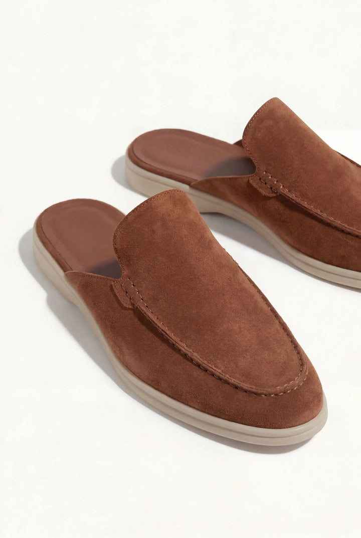 Anthony | Mule in Burgundy Suede