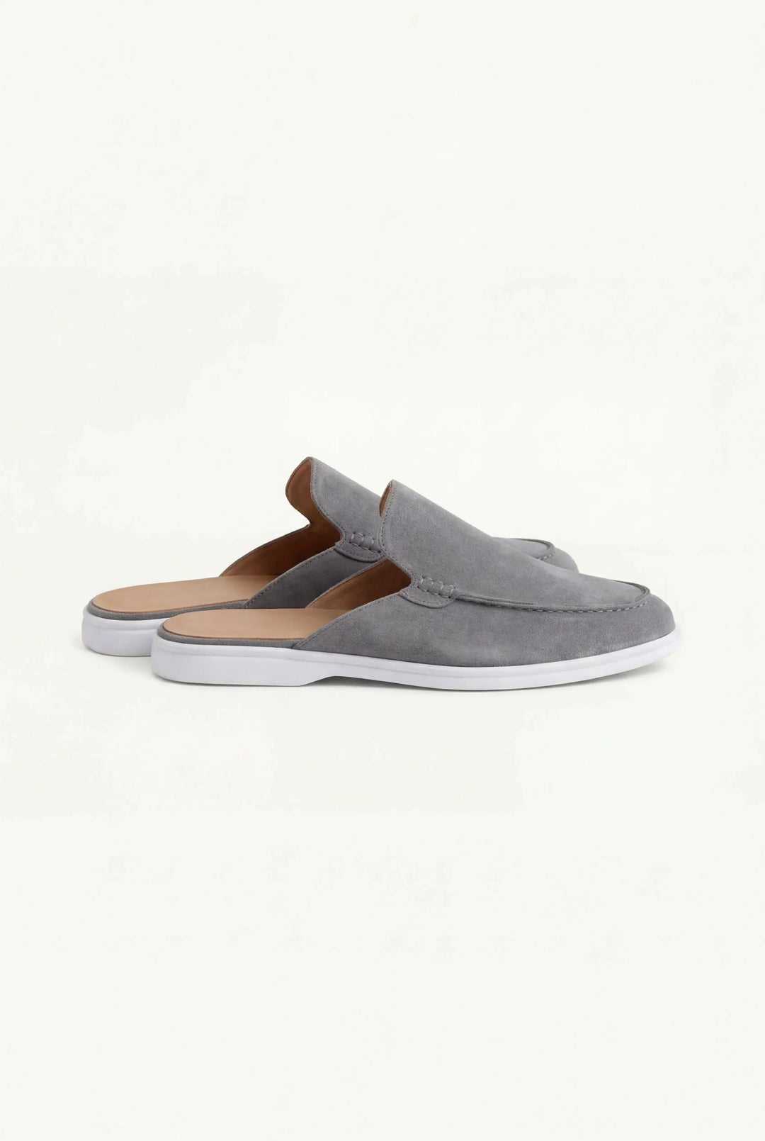 Winston | Grey Suede Yacht Mule