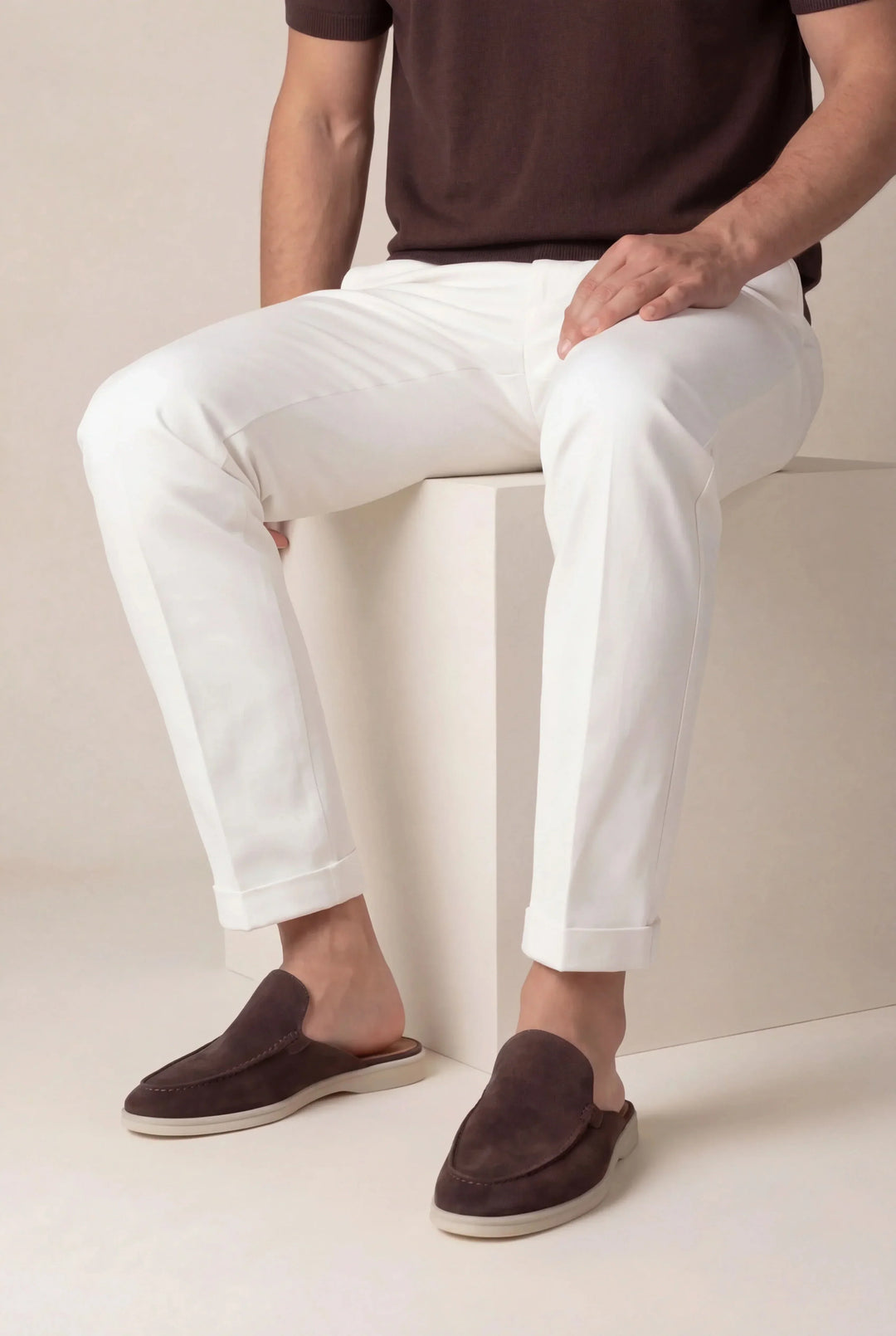 Austin | Brown Suede Yacht Mule