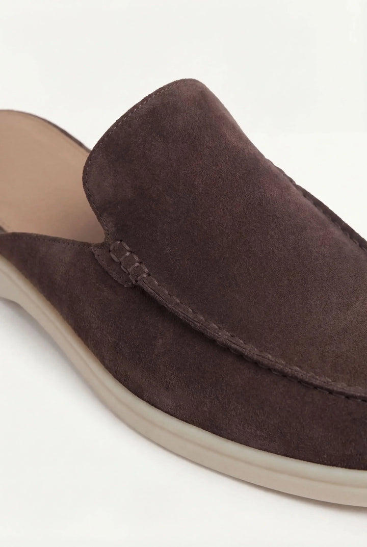 Austin | Brown Suede Yacht Mule