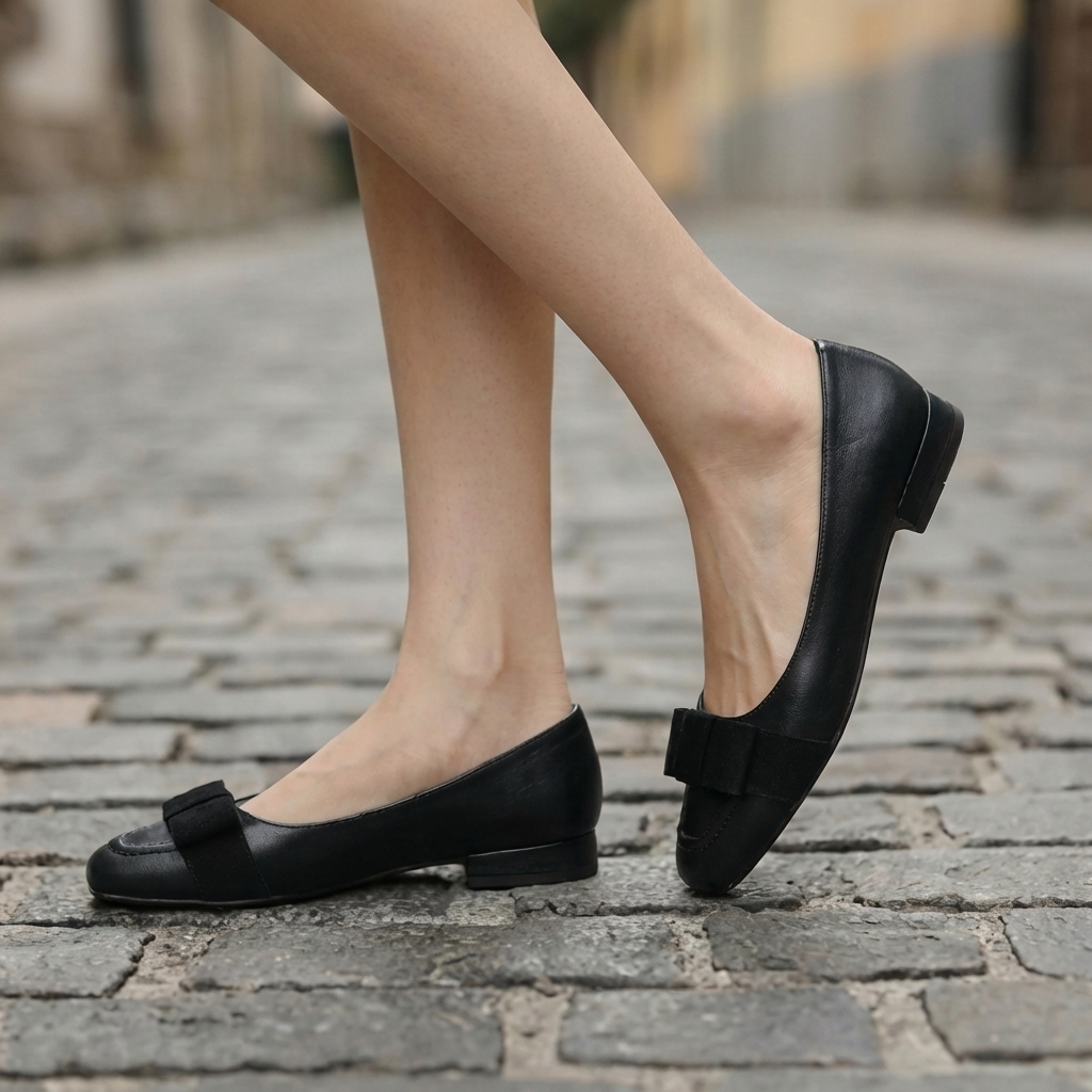 Ottilie | Leather Ballerinas