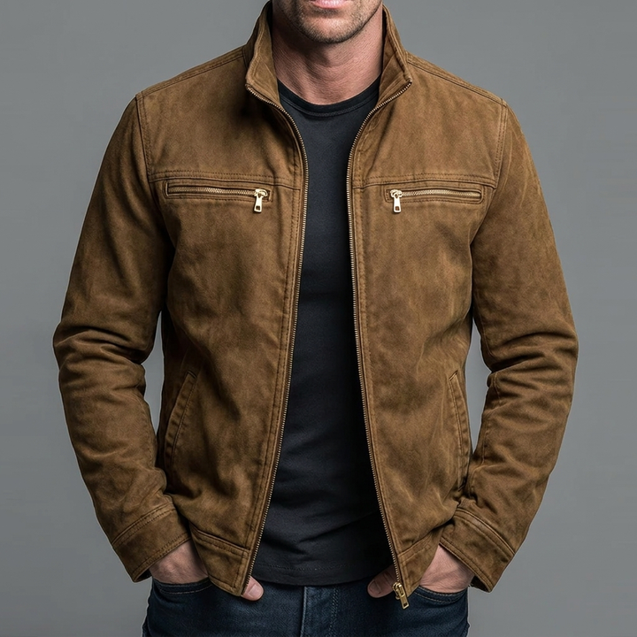Patrick | Vintage Cotton Jacket with a Zip Fastening