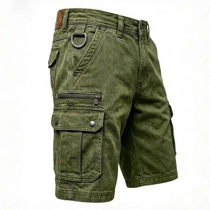 Hugh | Functional Denim Cargo Shorts