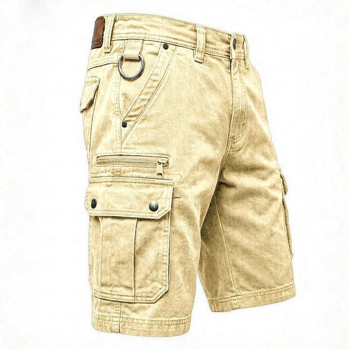 Hugh | Functional Denim Cargo Shorts