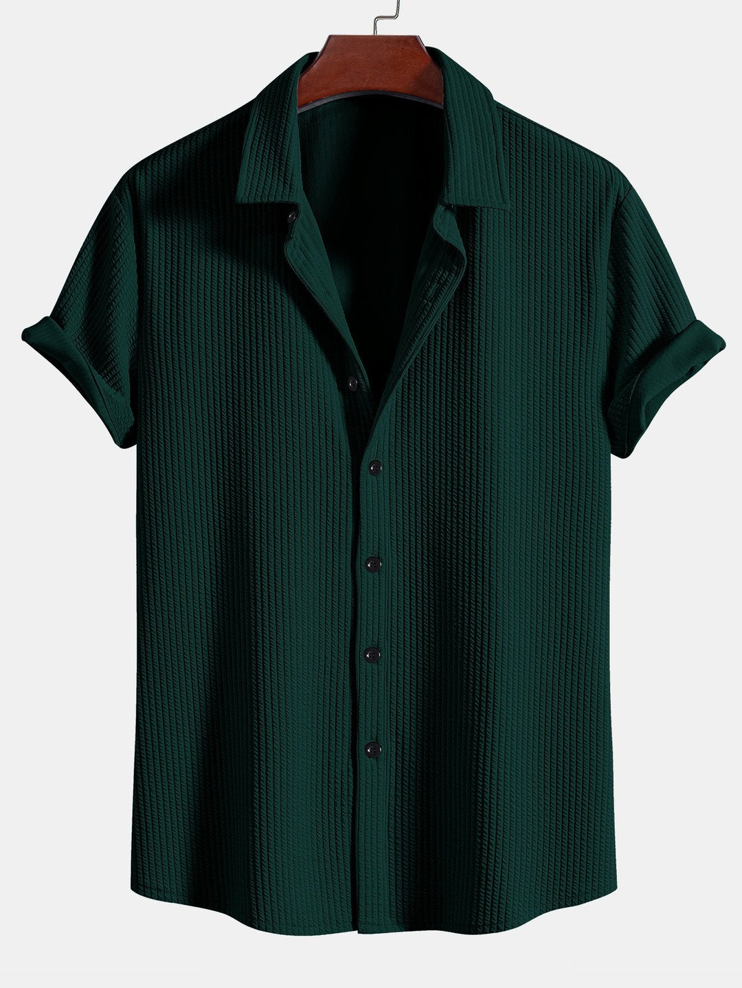 Noah | Textured Summer Shirt & Shorts Set