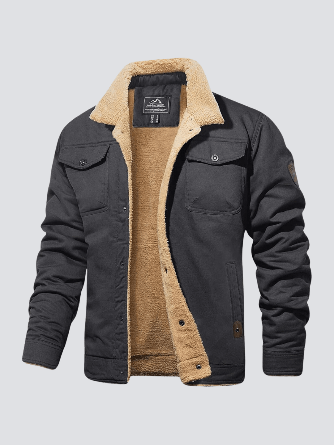 Carlos | Men's Casual Sherpa Jacket