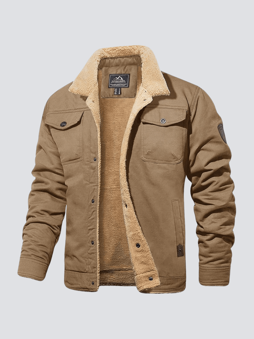 Carlos | Men's Casual Sherpa Jacket
