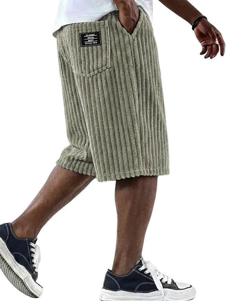 Callum | Comfortable Ribbed Knit Leisure Trousers