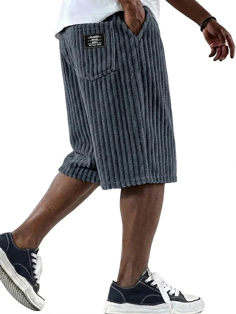 Callum | Comfortable Ribbed Knit Leisure Trousers