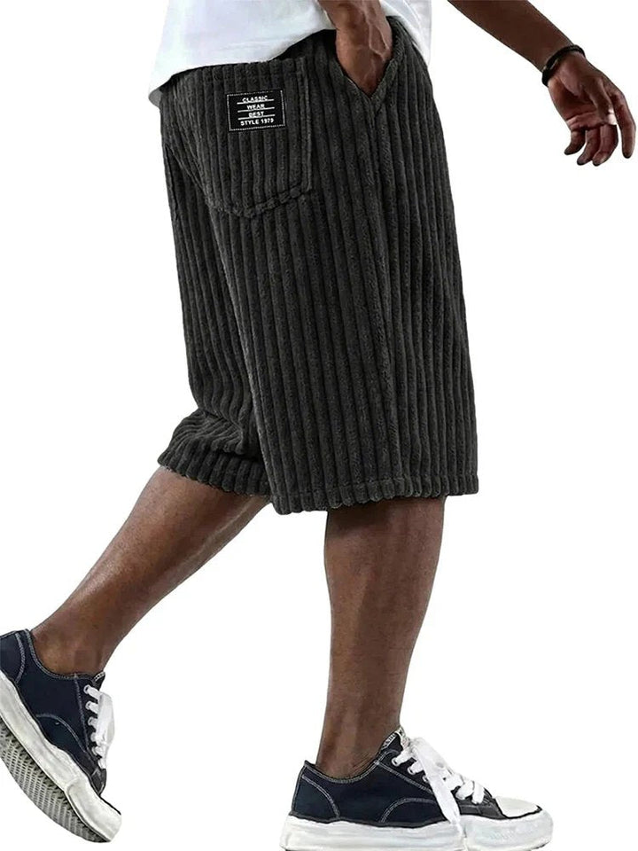 Callum | Comfortable Ribbed Knit Leisure Trousers