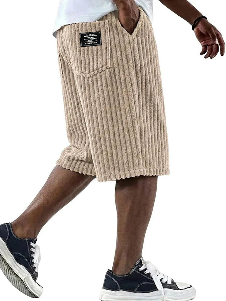 Callum | Comfortable Ribbed Knit Leisure Trousers