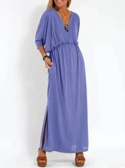 Alyssa | A Long, Flowing Dress with a Unique Style