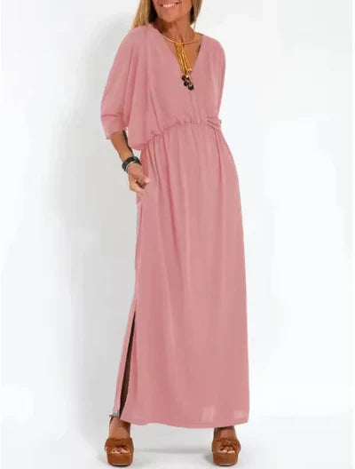 Alyssa | A Long, Flowing Dress with a Unique Style
